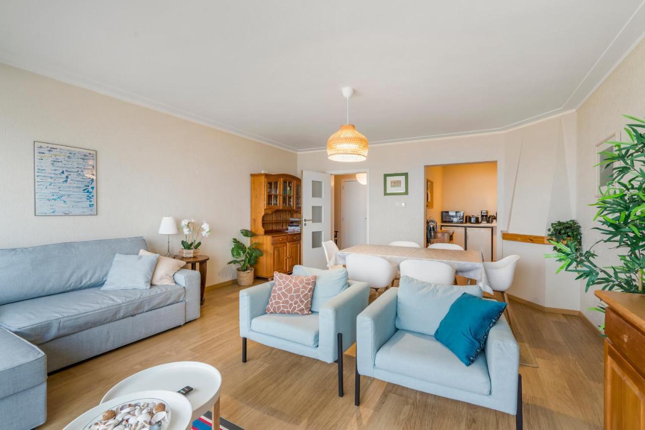Zonnig Familie App Op Zeedijk Met Zeezicht Voor 6P Apartment Ostend Exterior photo