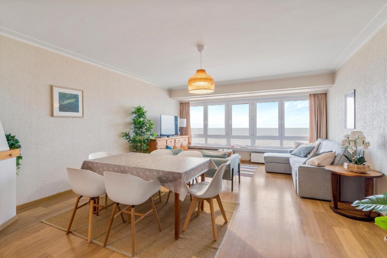 Zonnig Familie App Op Zeedijk Met Zeezicht Voor 6P Apartment Ostend Exterior photo